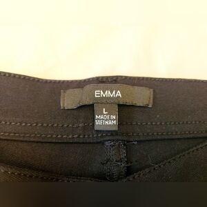 Emma Black Skinny Jean Leggings Women's Large